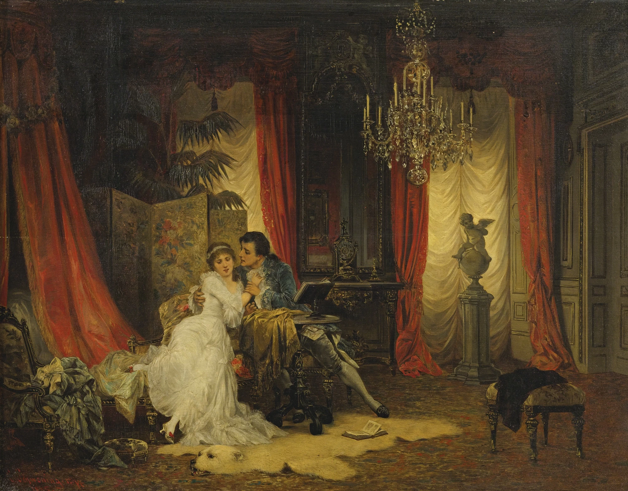 Carl Schweninger II - Innamorati, 1885